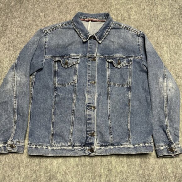 Free People Jackets & Blazers - Free People We the Free Women’s Denim Jacket Indigo Blue 100% COTTON - Size M